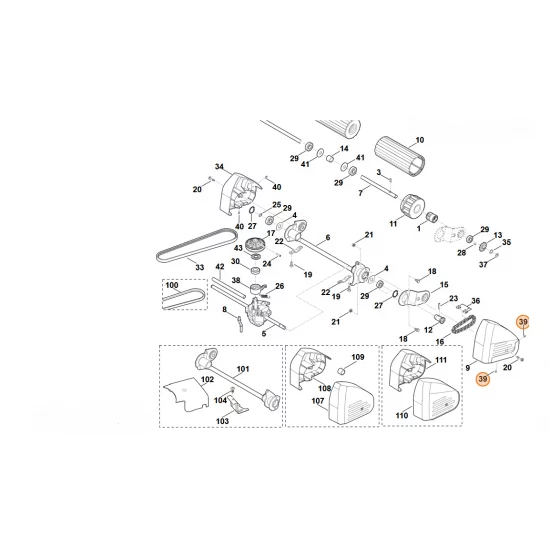 STIHL   Nit jednostronny 4x8 9438 424 3165